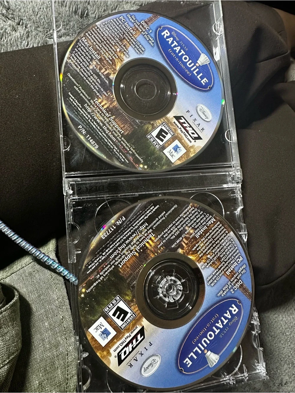 HQ Ratatouille & Curling Game Discs - used